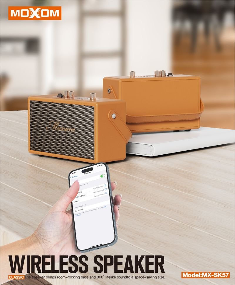 Enceinte Bluetooth MOXOM MX-SK57