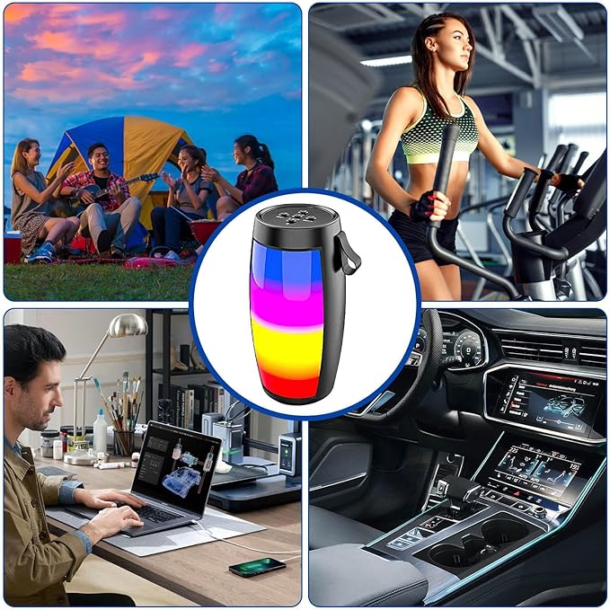 Haut Parleur Bluetooth sans Fil  ZQS 1202 RGB