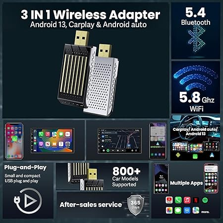 Récepteur Multimédia Automobile Android USB  4 Go/64 Go