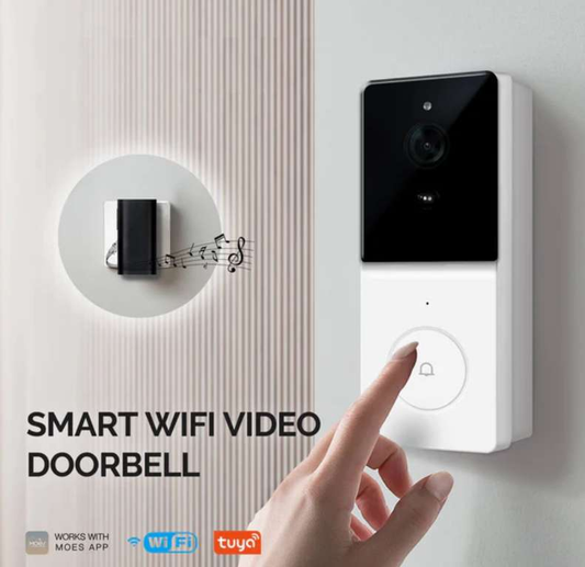 Sonnette vidéo connectée MOES Tuya, interphone
