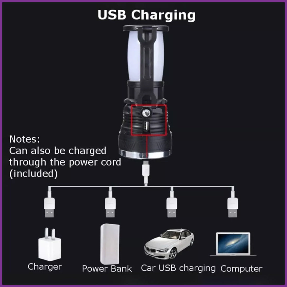 Lampe Torche rechargeable