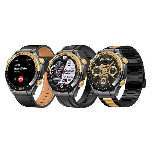 Montre Connectée Haino Teko RW-68 Gris + 2 Ceintures