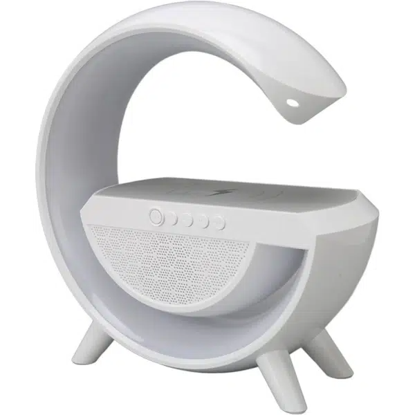 Lampe Led 3 En 1 Avec Haut-Parleur Bluetooth + Chargeur Sans Fil BT-2301