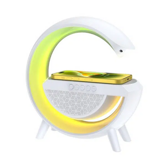 Lampe Led 3 En 1 Avec Haut-Parleur Bluetooth + Chargeur Sans Fil BT-2301