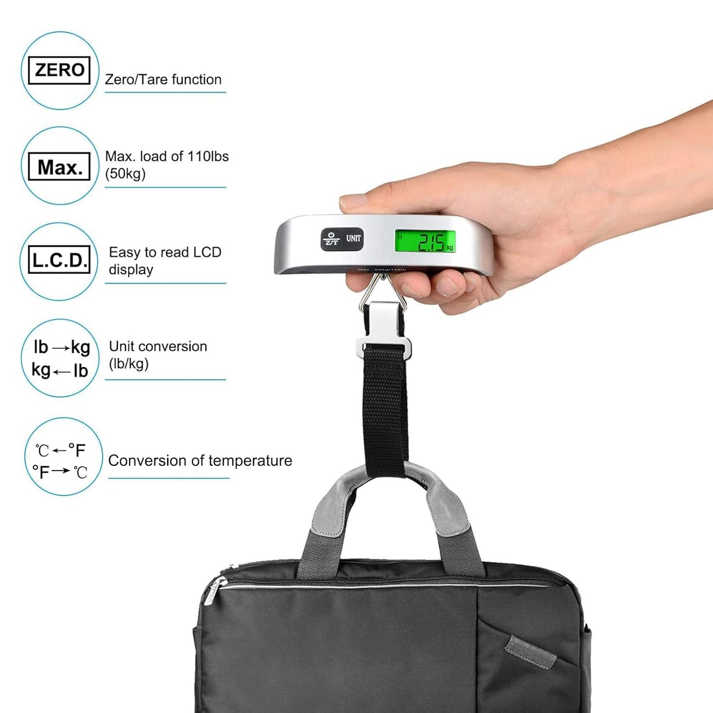 Balance numérique pour bagages