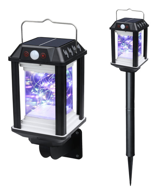Lampe solaire LED étanche pour jardin extérieur