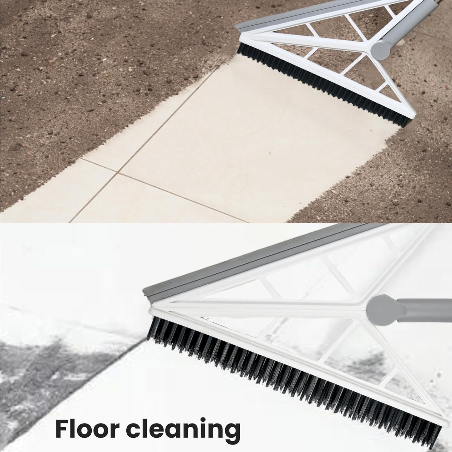 2 in 1 V Shaped Bathroom Cleaning Brush