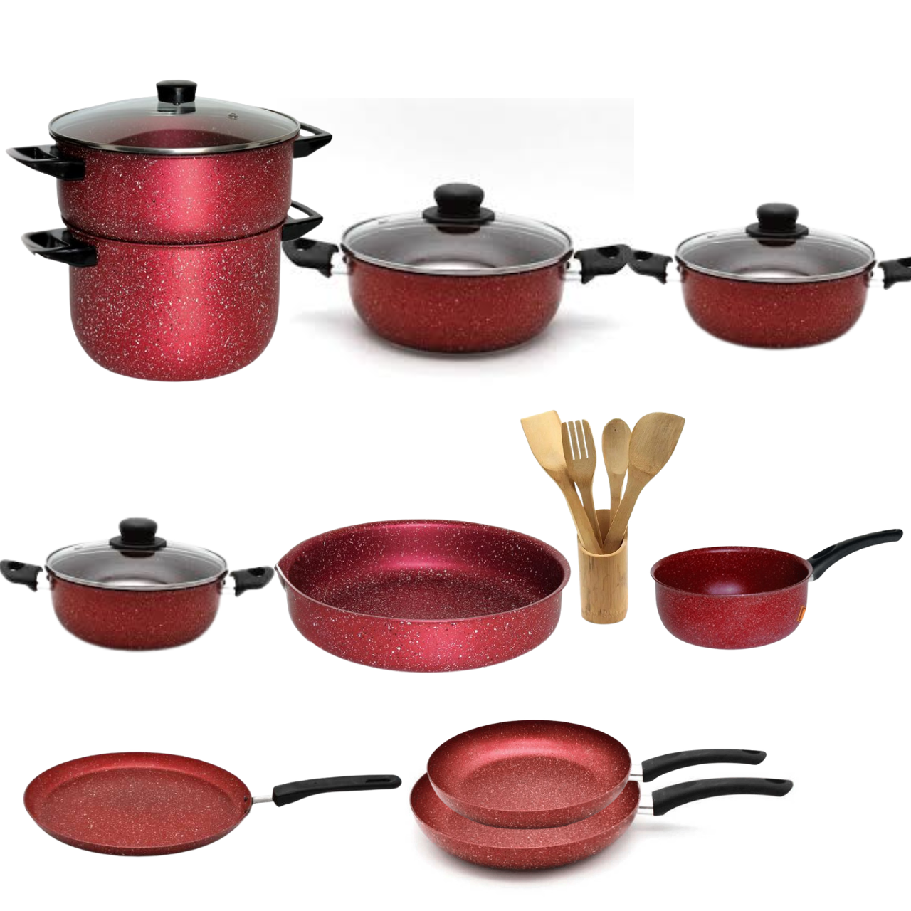 Batterie de cuisine 19 pièces