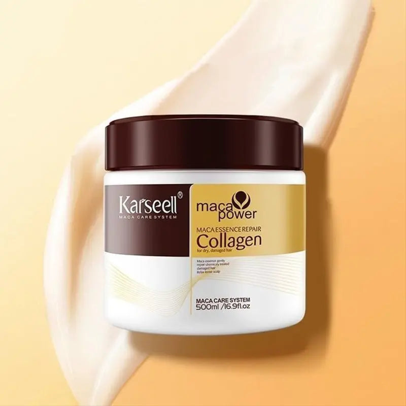 Masque Capillaire au Collagène Naturel & à la Kératine – 500ml  ✨