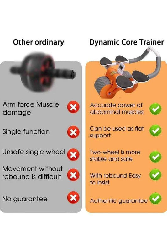 Automatic Rebound Abdominal Wheel Roller
