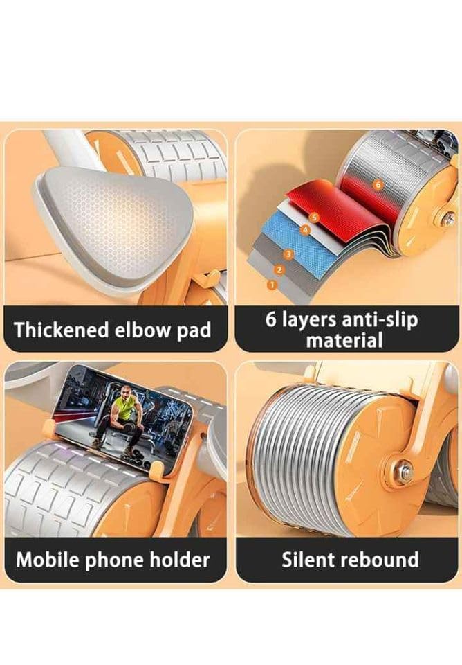 Automatic Rebound Abdominal Wheel Roller