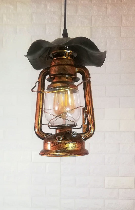 Lustre en fer industriel nordique rétro rustique