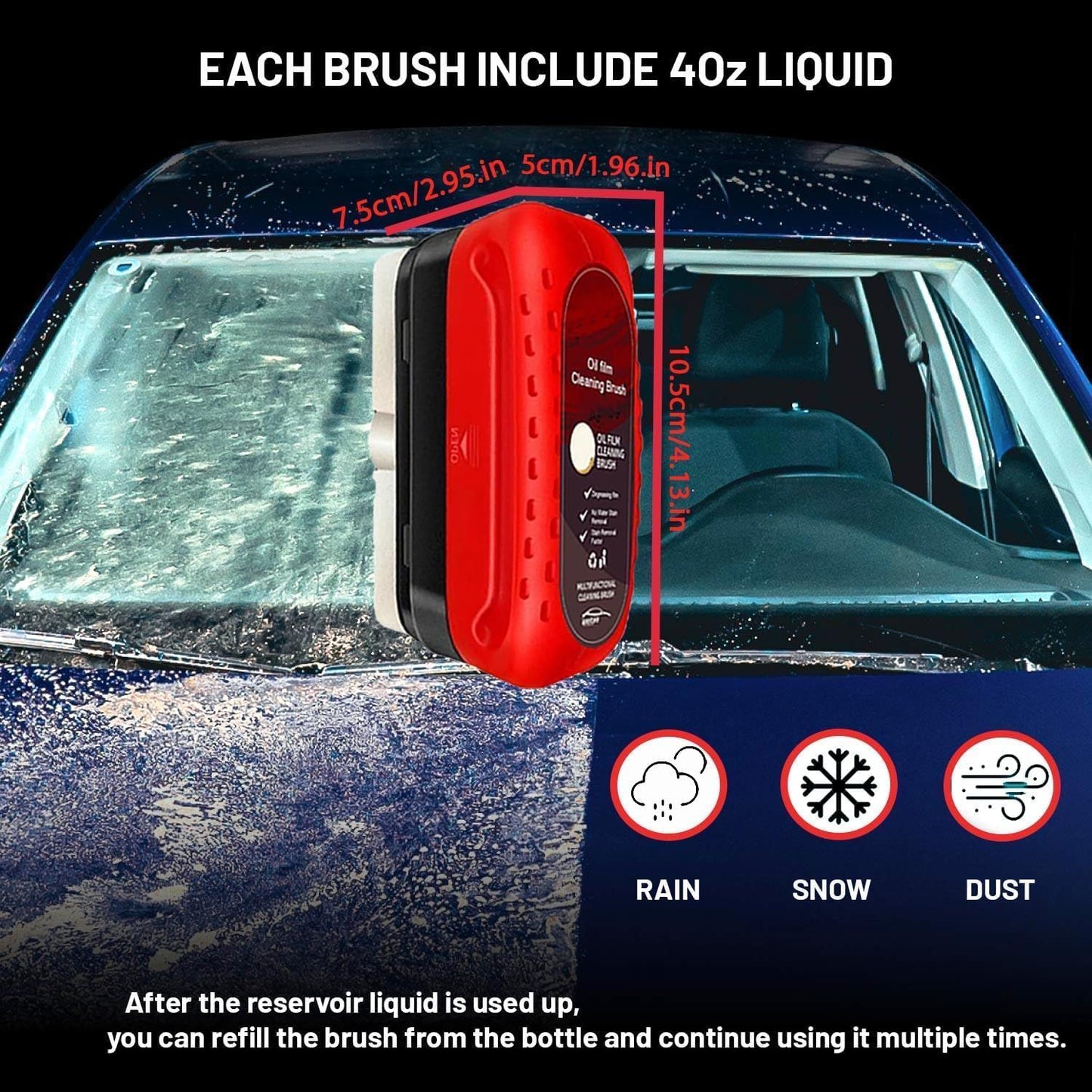 Oil Film Cleaning Brush