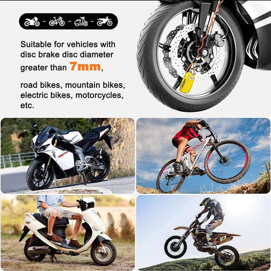 Bloc-disque d'alarme pour moto