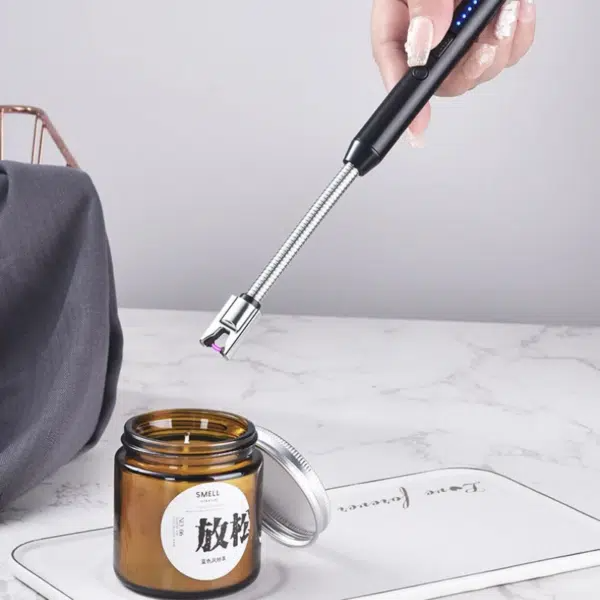 Briquet allume-gaz électronique USB rechargeable
