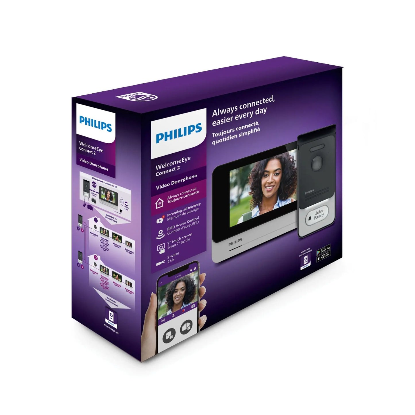 Visiophone - PHILIPS WelcomeEye Connect 2