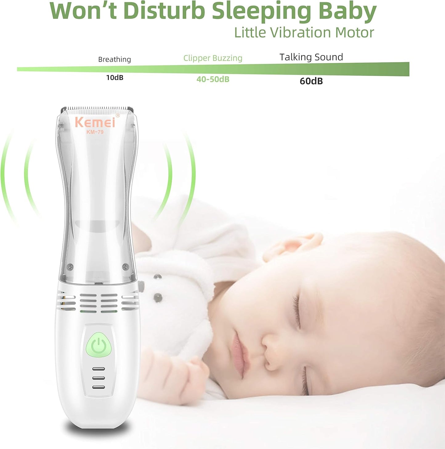 Tondeuse à cheveux électrique KEMEI pour enfants