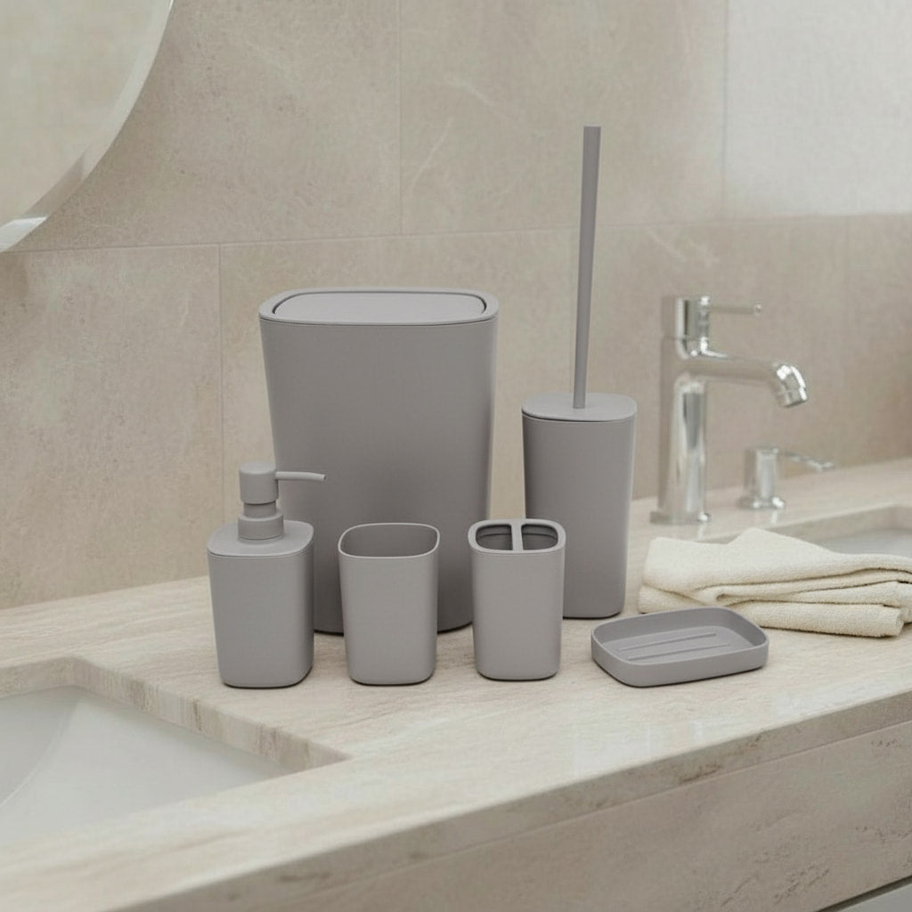 Ensemble accessoires salle de bain 6 pcs 8-40-2