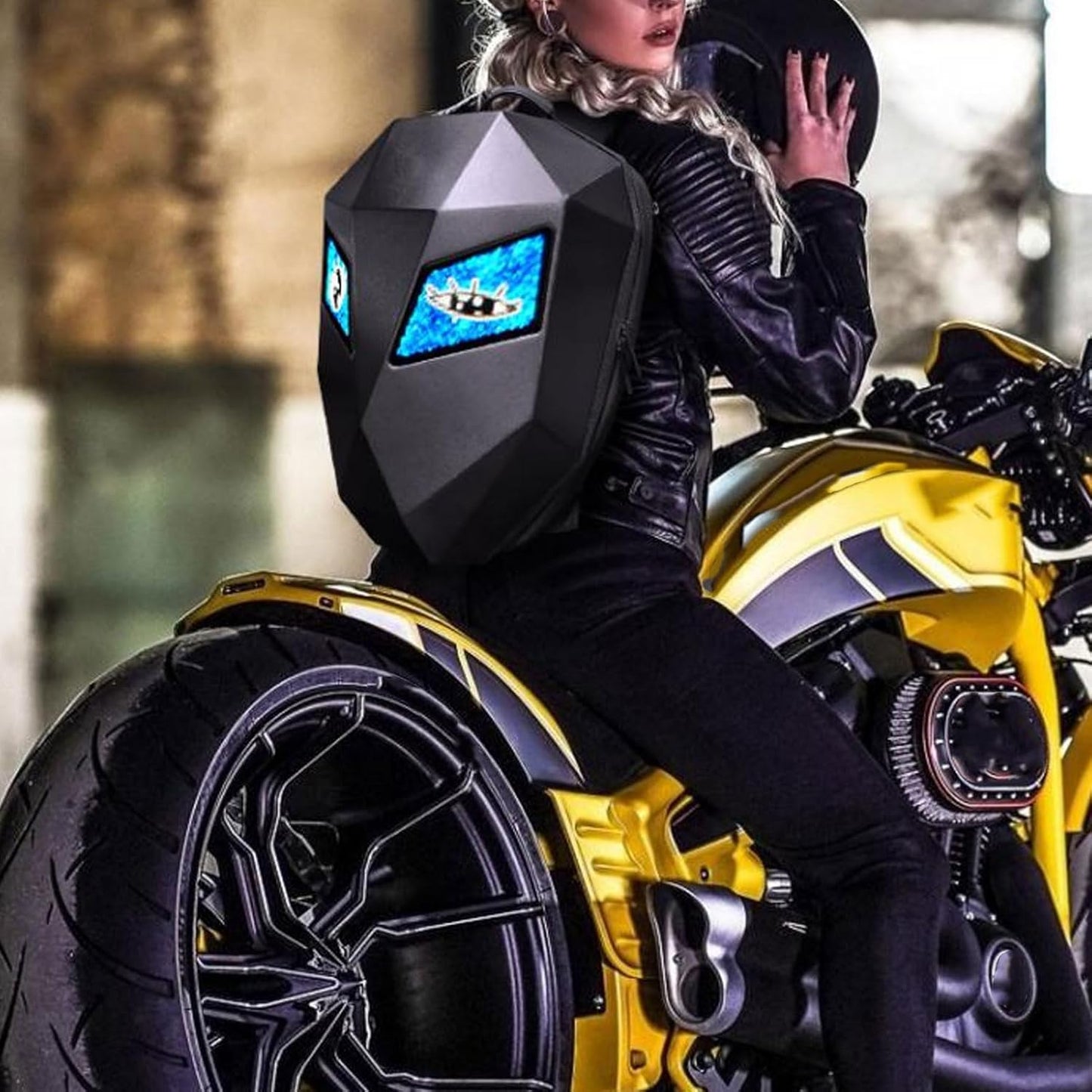 Sac à Dos Moto LED 18 Pouces Noir
