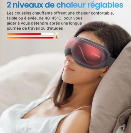 Masseur Oculaire Relaxant Vibrant Intelligent MDHL