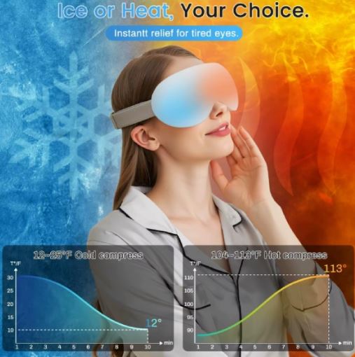 Masseur Oculaire Relaxant Vibrant Intelligent MDHL