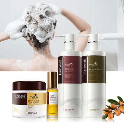 Pack de Soins Cheveux Karseell – Cure Collagène & Argan