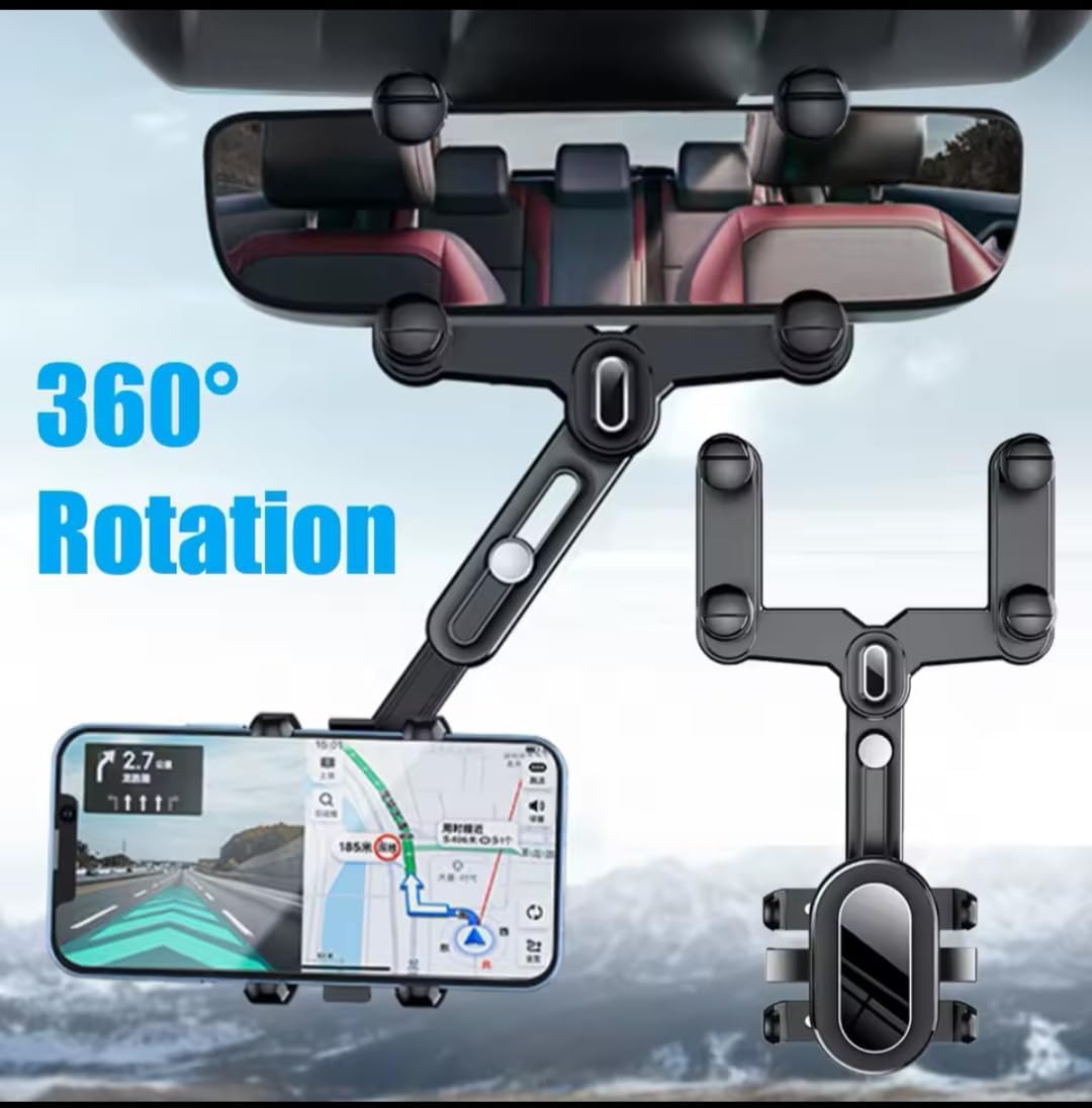 support de téléphone pour rétroviseur de voiture