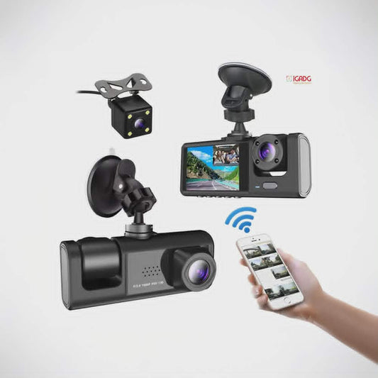 Dashcam Double Objectif Full HD 1080P