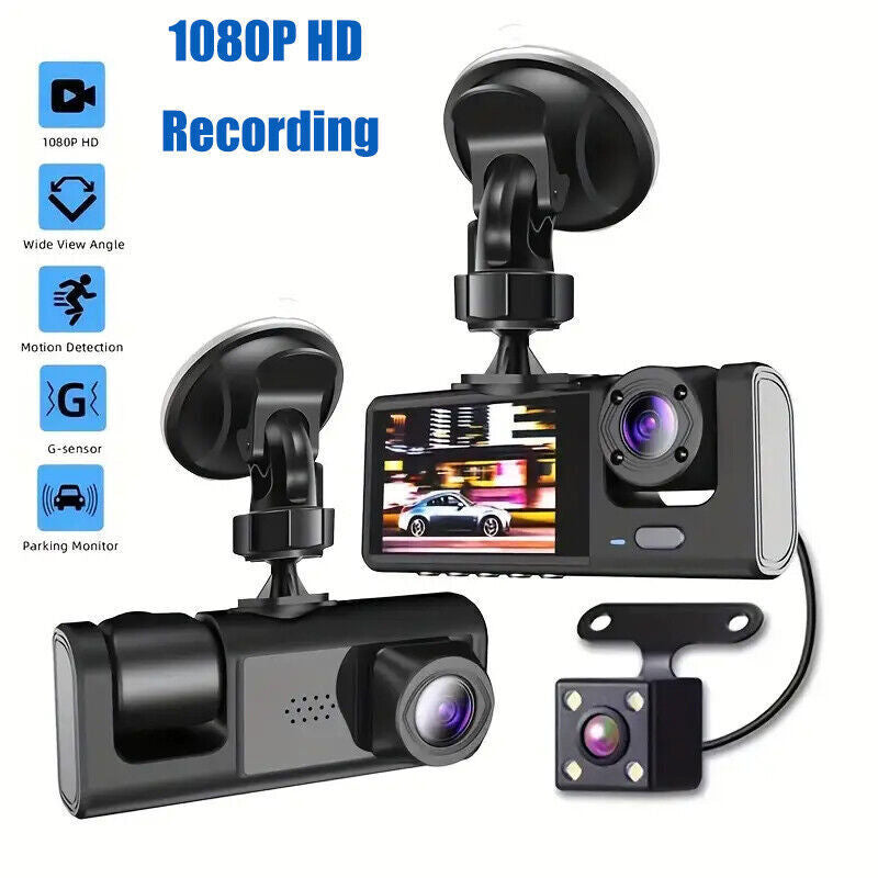 Dashcam Double Objectif Full HD 1080P