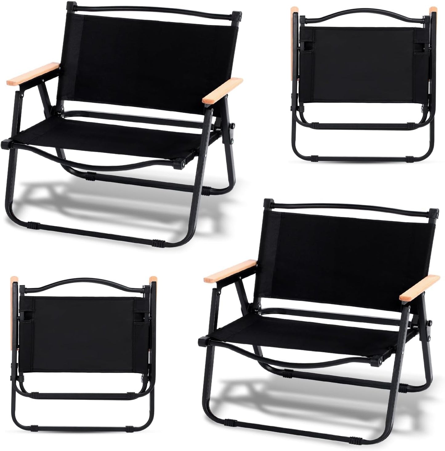 Chaises de camping pliables
