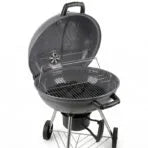 Flamora Barbecue à charbon Cuve et couvercle en acier