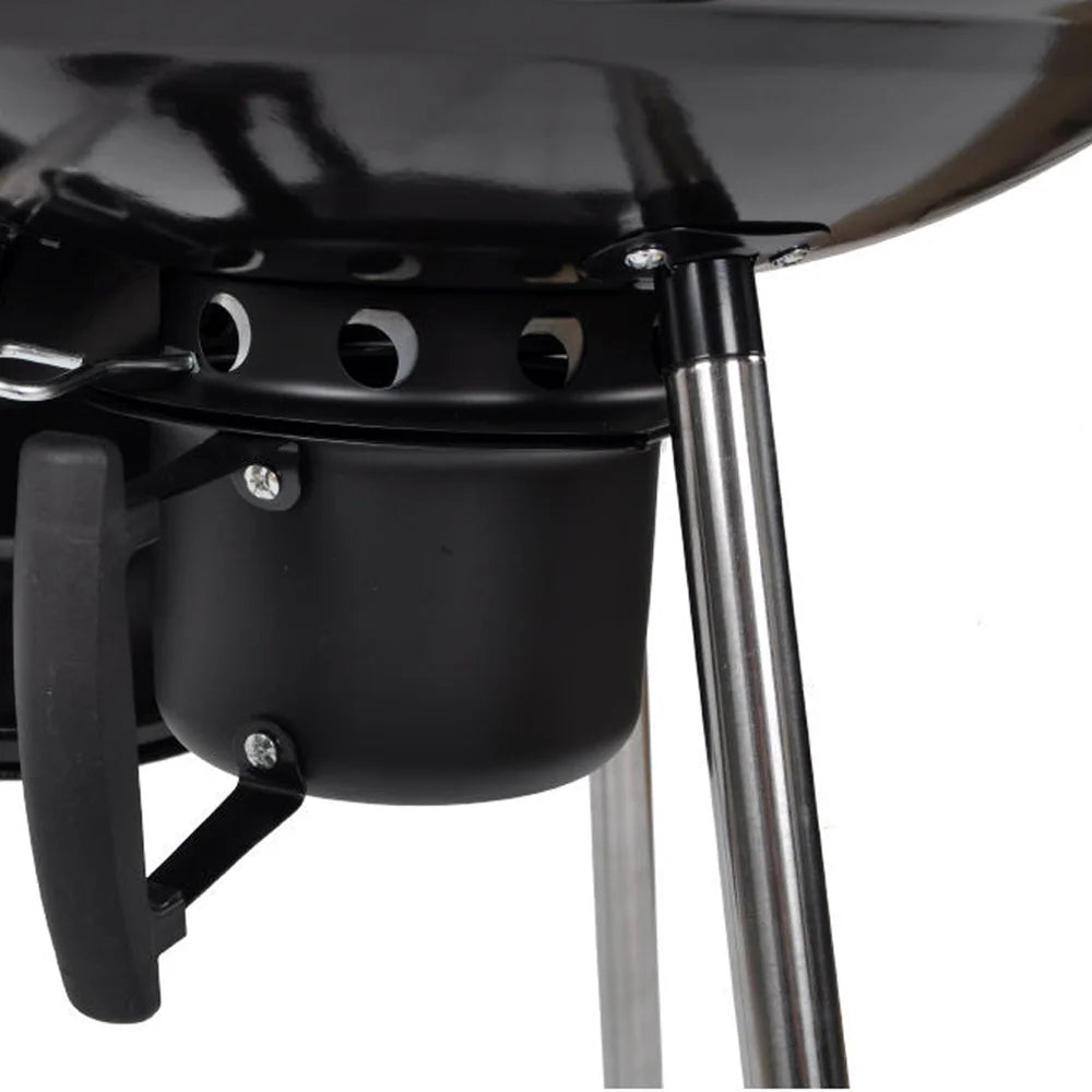 Flamora Barbecue à charbon Cuve et couvercle en acier