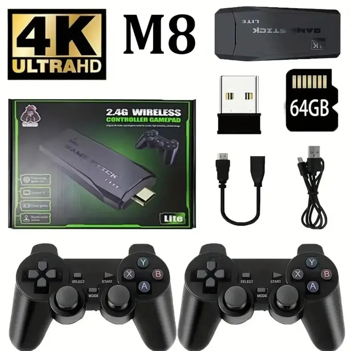 Console De Jeux Game Stick Lite 4K Ultra HD