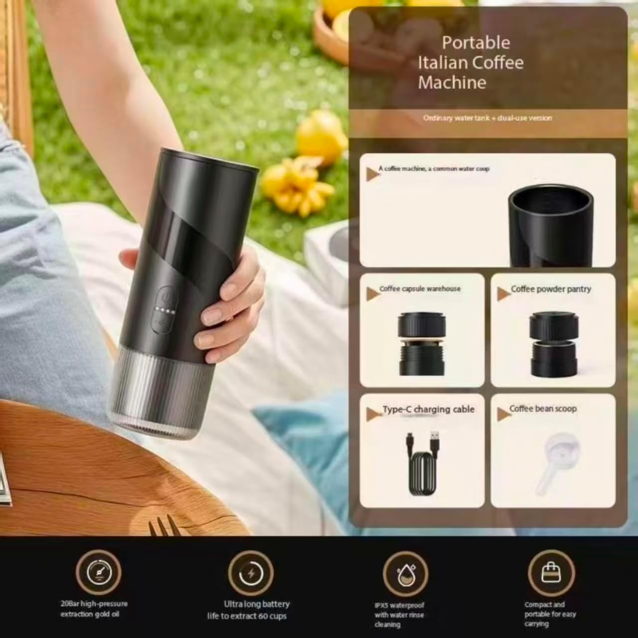Portable Espresso coffee machine