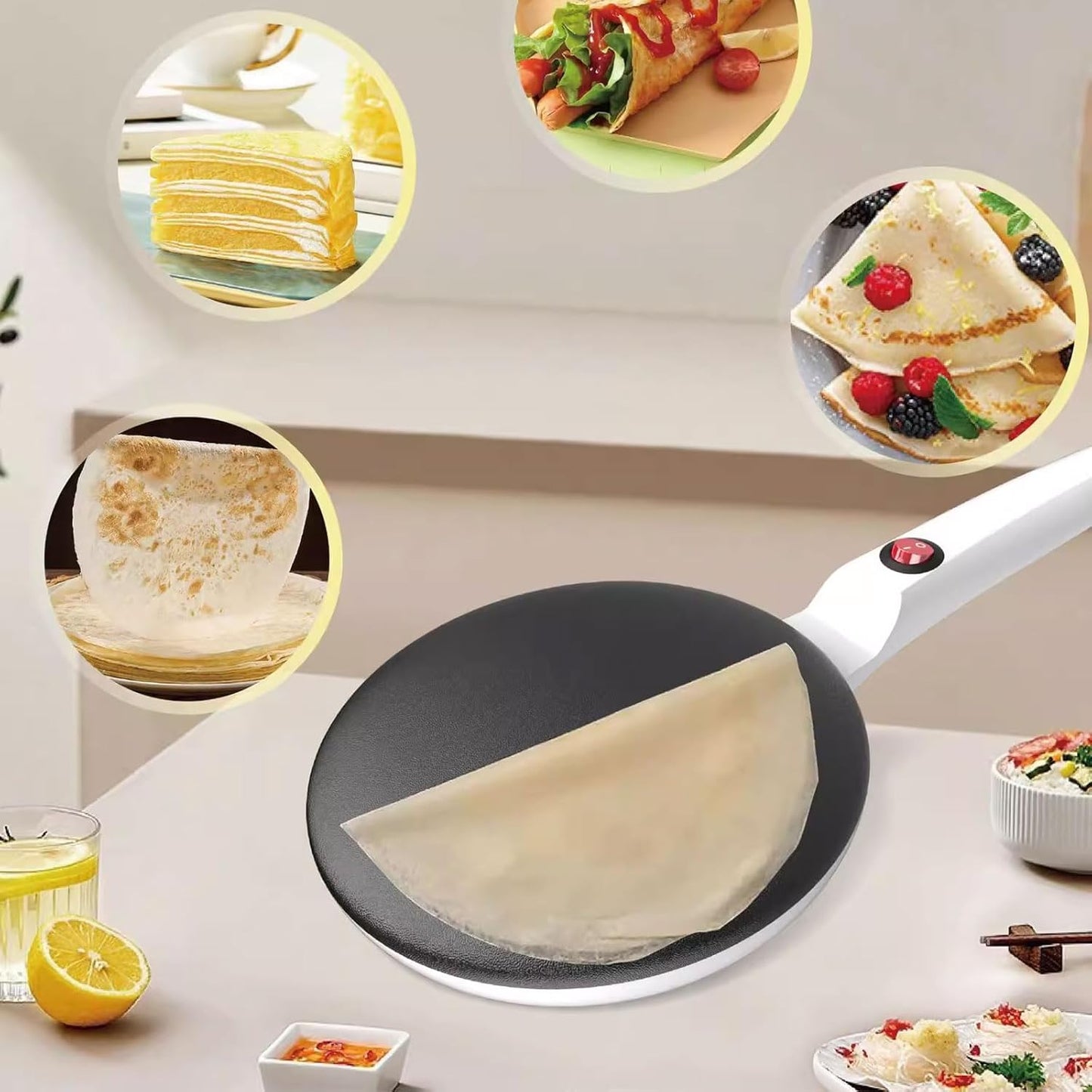Crêpière Électrique