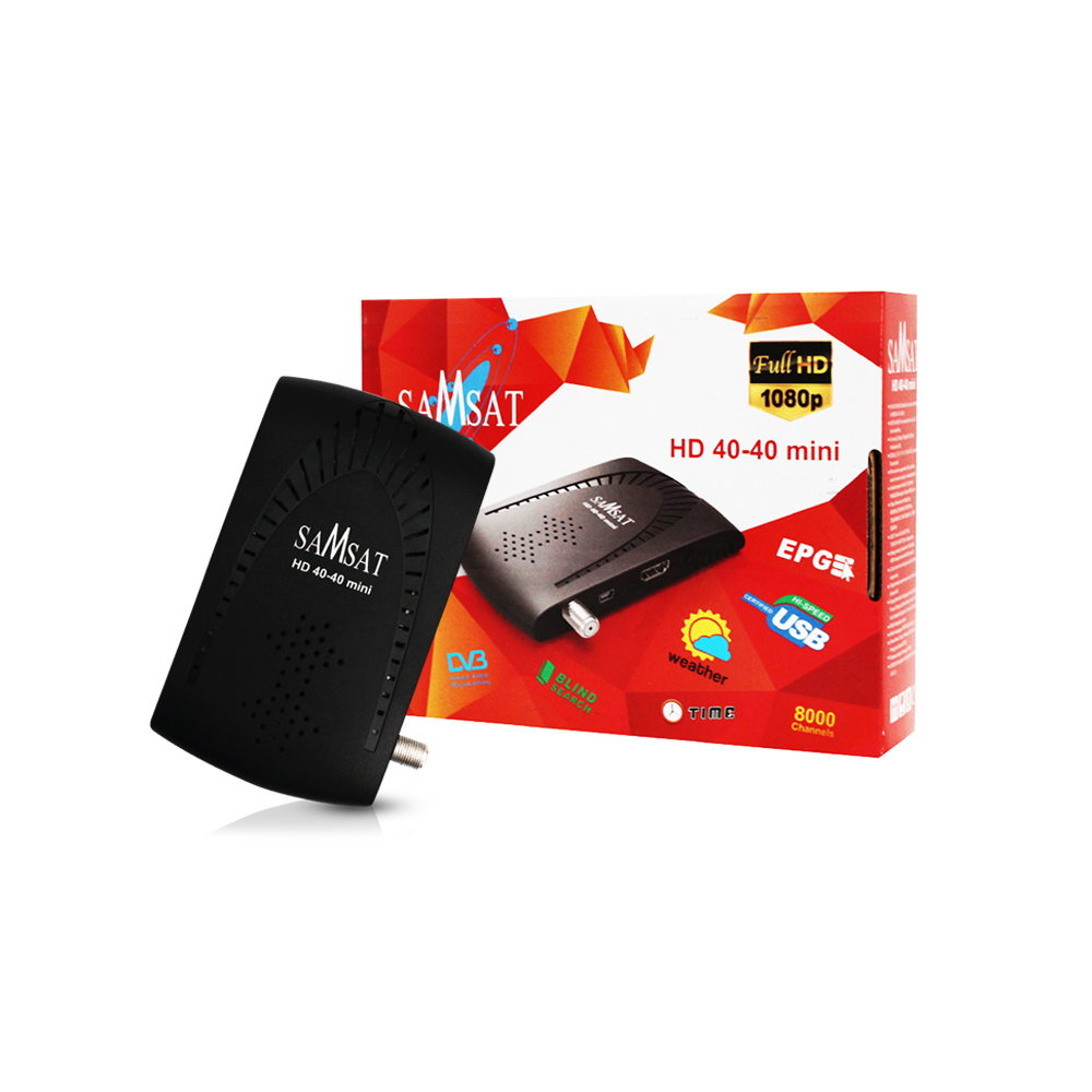 Récepteur SAMSAT 4040 HD Mini + Abonnement Apollo 1 ans