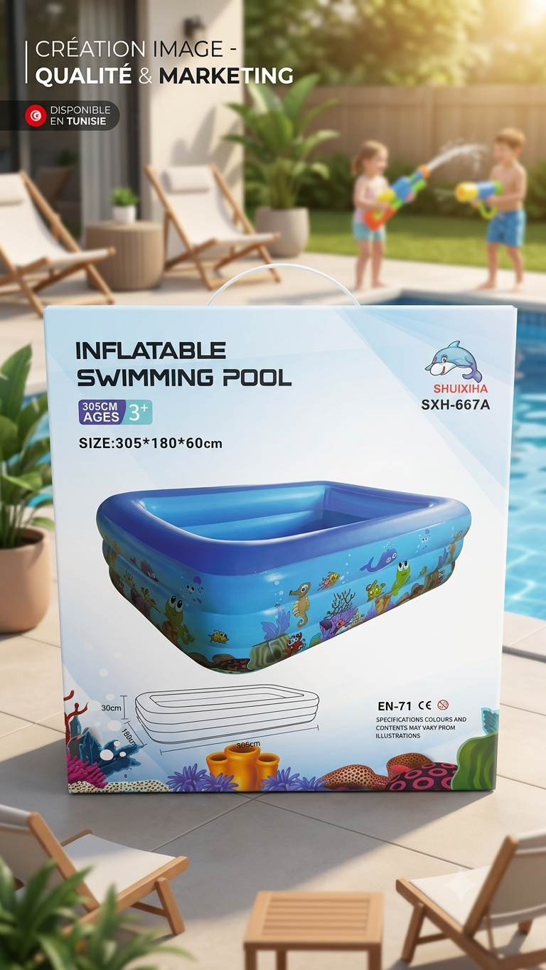 Piscine gonflable- Swimming pool