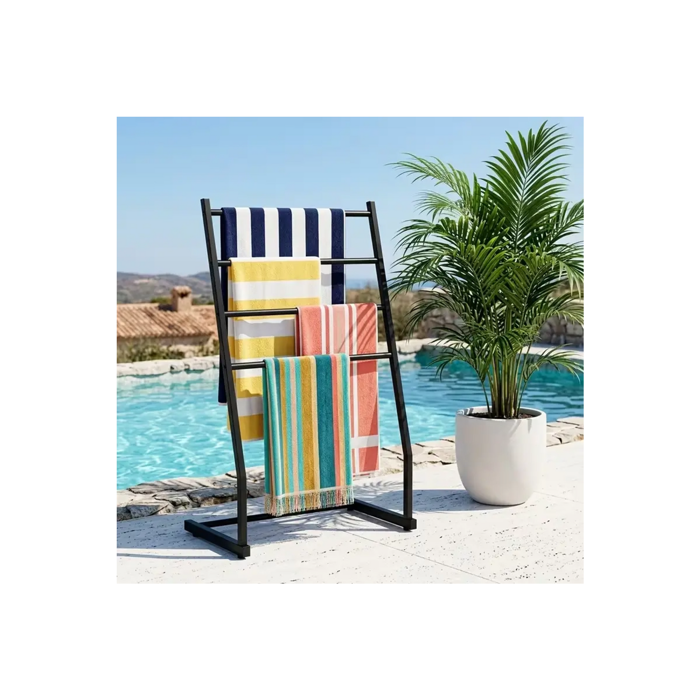 Sèche linge Acier Noir (105x60x40) cm