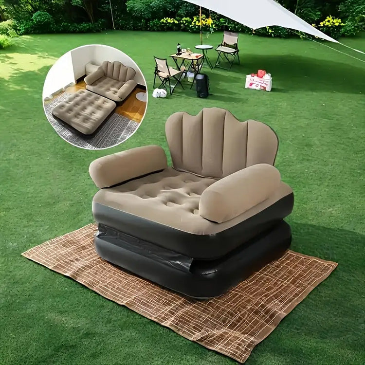 Fauteuil gonflable inclinable 2en1