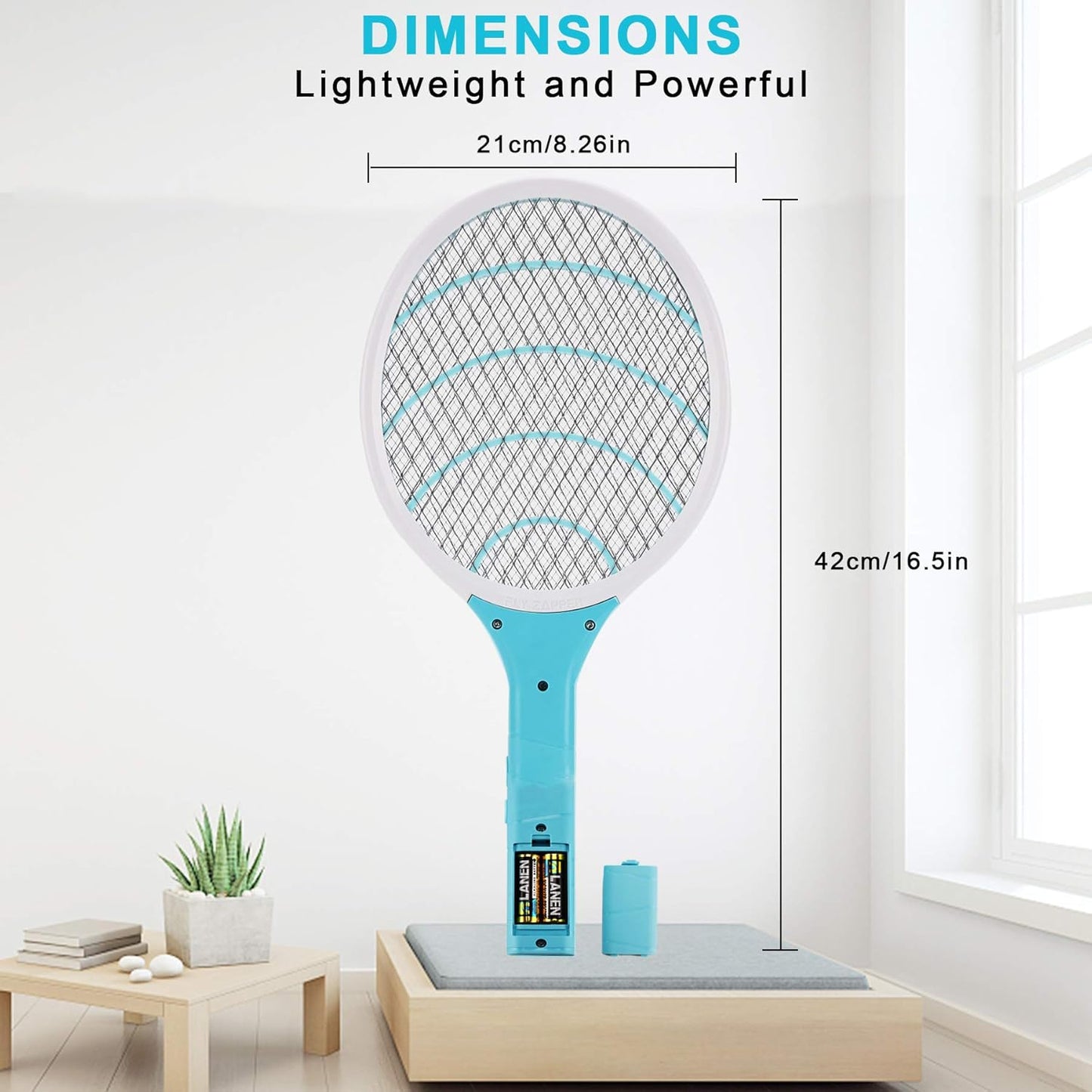 Raquette anti-moustique électrique rechargeable