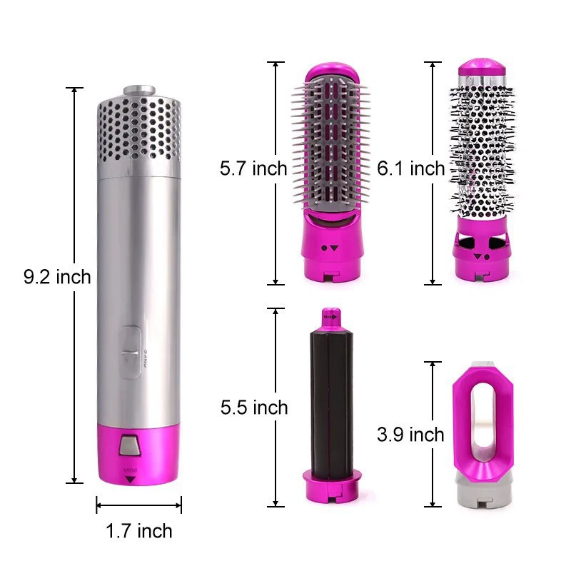 Sèche-cheveux professionnel à technologie Air Multiplier – 5en1