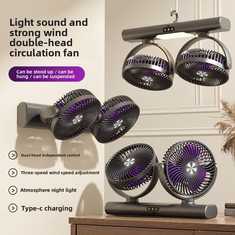 Ventilateur USB à double tête