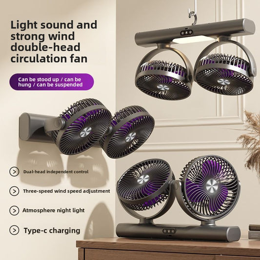 Ventilateur USB à double tête