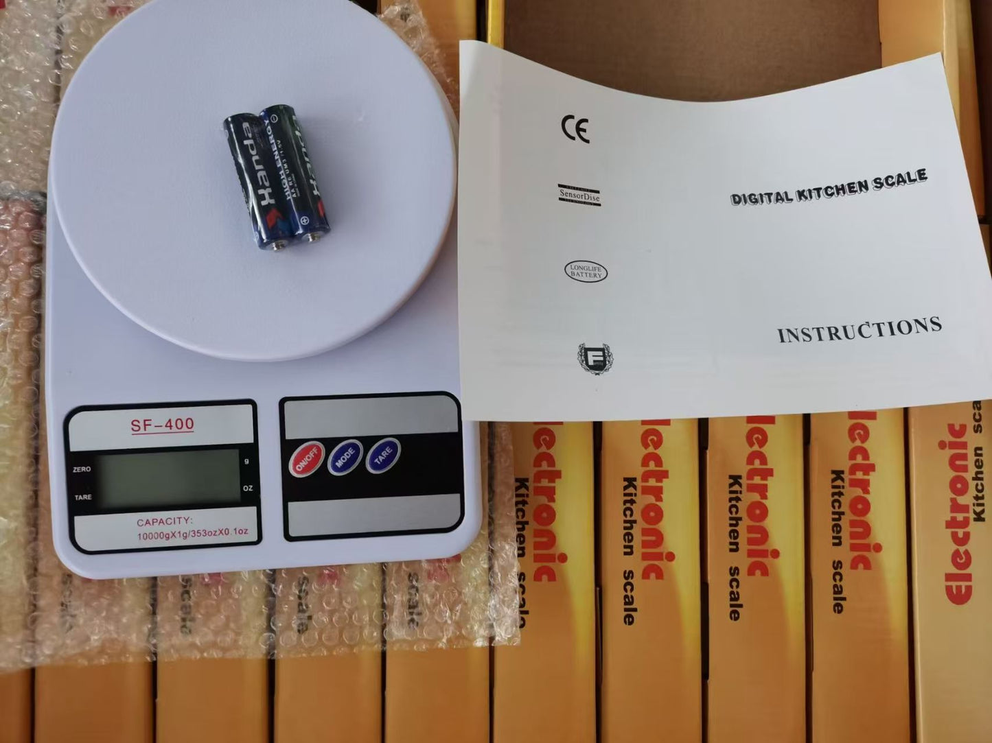 Balance de cuisine numérique 5 kg Précision 0,1 g