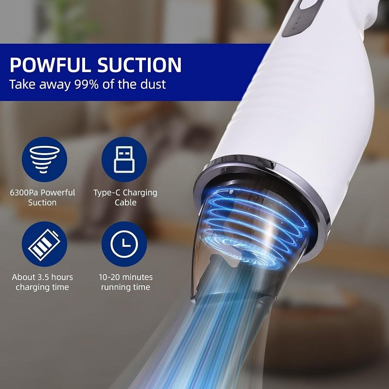 Aspirateur silencieux, puissante & Rechargeable