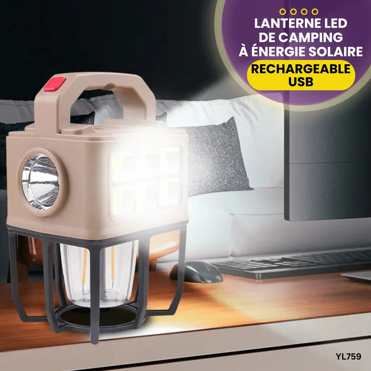Lampe Led Avec Veilleuse Solaire