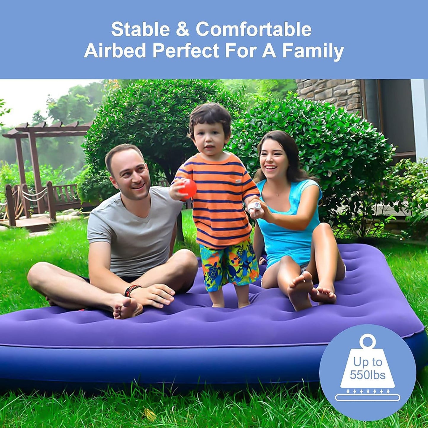 Matelas Gonflable Camping Pavillo™ 2 Places