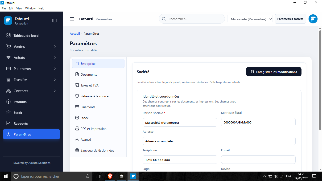 Fatourti - Logiciel de facturation