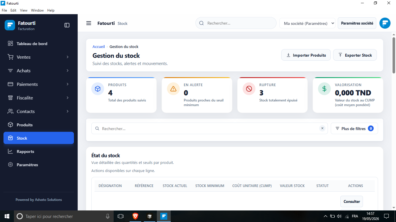 Fatourti - Logiciel de facturation