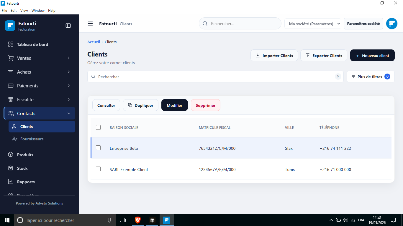 Fatourti - Logiciel de facturation